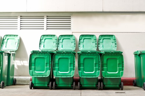 Recycling bins for construction materials