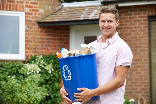 Customer receiving cleared home in Crouch End